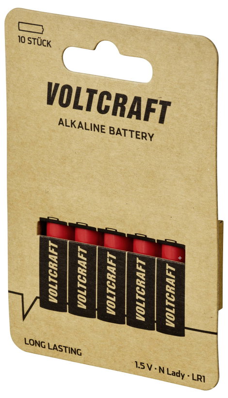 Ladyelem VOLTCRAFT VC-16108100 Alkáli mangán 880 mAh 1.5 V 10 db 3. kép