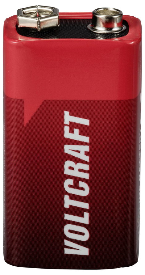 VOLTCRAFT VC-16107990 9V-os elem Alkáli mangán 550 mAh 9 V 30 db 2. kép