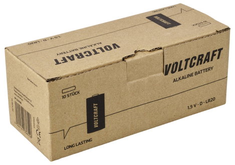 Góliátelem VOLTCRAFT VC-16107980 Alkáli mangán 1.5 V 18000 mAh 10 db 3. kép