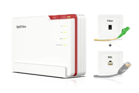 AVM FRITZ!Box 5690 Pro WLAN üvegszálas router 2.4 GHz, 5 GHz, 6 GHz 11 GBit/s 3. kép