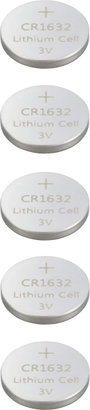 VOLTCRAFT CR 1632 Gombelem 3 V 130 mAh Lítium VC-11888235 5 db 2. bélyegkép