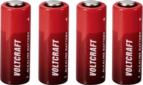 VOLTCRAFT VC-16107975 Speciális elem 23 A Alkáli mangán 12 V 50 mAh 4 db