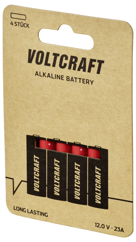 VOLTCRAFT VC-16107975 Speciális elem 23 A Alkáli mangán 12 V 50 mAh 4 db 3. kép