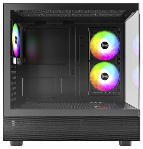 Phanteks XR Tempered Glass Midi torony Számítógép ház Fekete 2. kép