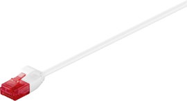 Goobay 71549 RJ45 Hálózati kábel, patchkábel CAT 6 U/UTP 0.15 m Fehér Nagy rugalmasságú, Hajlékony b