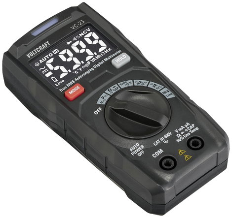 VOLTCRAFT VC-23 Kézi multiméter digitális CAT III 600 V Kijelző (digitek): 6000 5. kép