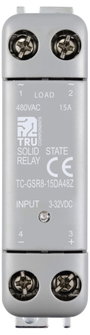 TRU COMPONENTS Félvezető relé TC-GSR8-15DA48Z 15 A Kapcsolási feszültség (max.): 480 V/AC Nullfeszül 2. bélyegkép