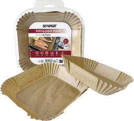 ScanPart 2910070004 Forró levegős sütőpapír 16x16 cm négyzet, 100 db