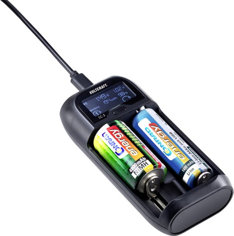 NiMH, NiCd, Lítiumion, LiFePO akkutöltő, Voltcraft CC-3 7. kép