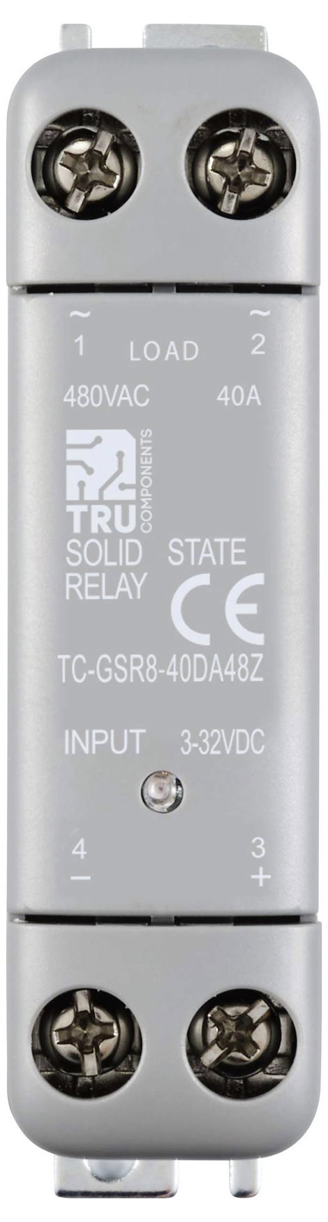 TRU COMPONENTS Félvezető relé TC-GSR8-40DA48Z 40 A Kapcsolási feszültség (max.): 480 V/AC Nullfeszül 2. kép