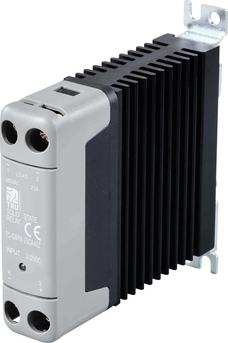 TRU COMPONENTS Félvezető relé TC-GSR8-25DA48Z 25 A Kapcsolási feszültség (max.): 480 V/AC Nullfeszül