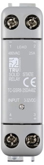TRU COMPONENTS Félvezető relé TC-GSR8-25DA48Z 25 A Kapcsolási feszültség (max.): 480 V/AC Nullfeszül 2. bélyegkép