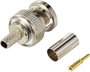 TRU COMPONENTS TC-12885936 BNC csatlakozó Dugó, egyenes 50 Ω 1 db bélyegkép