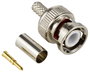 TRU COMPONENTS TC-12885936 BNC csatlakozó Dugó, egyenes 50 Ω 1 db 2. bélyegkép