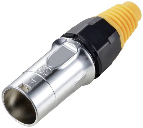 TRU COMPONENTS TC-12770424 dugó IP65 Bevezető segítség RJ45-höz Sárga 1 db
