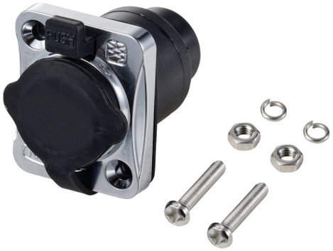 TRU COMPONENTS TC-12770428 RJ45 persely, egyenes IP65 Zárófedéllel 1 db 4. kép