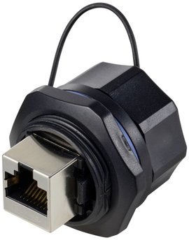 TRU COMPONENTS TC-12770444 RJ45 kábel csatlakozó IP65 Borítással 1 db