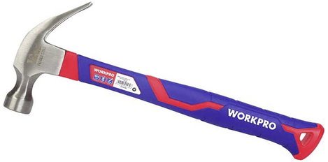 WorkPro WP241011 Szögkihúzó kalapács ergonómikus markolat, kemény 450 g 1 db