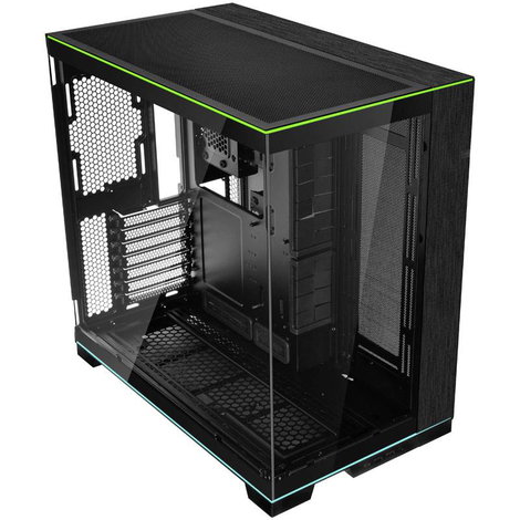 Lian Li O11D EVO RGB Tempered Glass Midi torony Számítógép ház Fekete 2. kép