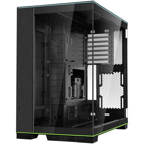 Lian Li O11D EVO RGB Tempered Glass Midi torony Számítógép ház Fekete 4. kép