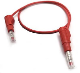 Mueller Electric 22.451-2M-2 Mérővezeték Banándugó, 4 mm Banándugó, 4 mm 2 m Piros 1 db