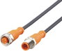 ifm Electronic EVC011 Összekötő vezeték Dugó, egyenes, Alj, egyenes 0.6 m Pólusszám: 4, 5 1 db bélyegkép