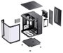 Jonsbo TK-1 2.0 Tempered Glass Mikro torony Számítógép ház Fekete 10. bélyegkép