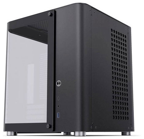 Jonsbo TK-1 2.0 Tempered Glass Mikro torony Számítógép ház Fekete 6. kép