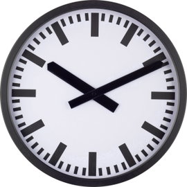 EUROTIME 59540-05 Rádiójel vezérlésű Rádiójel vezérlésű óra 35 cm x 35 mm x 5 cm Fekete (matt)