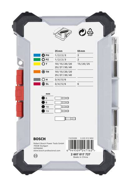 Bosch Accessories 2607017727 2607017727 Szerszámkészlet 4. kép