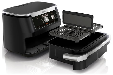 Ninja AF500EU Forrólevegős fritőz 2470 W Fekete, Ezüst 2. kép