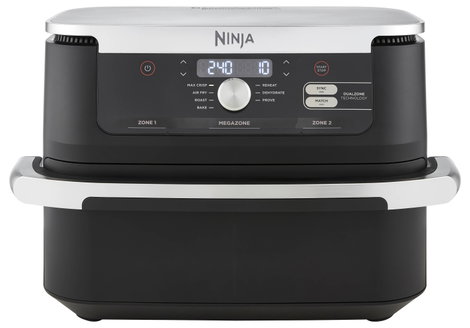 Ninja AF500EU Forrólevegős fritőz 2470 W Fekete, Ezüst 5. kép