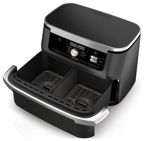 Ninja AF500EU Forrólevegős fritőz 2470 W Fekete, Ezüst 7. kép