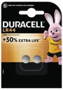 LR44 gombelem, alkáli mangán, 1,5V, 105 mAh, 2 db, Duracell AG13, V13GA, G13A, 13GA, PX76A, PX675A, bélyegkép