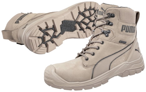 PUMA Conquest STONE HIGH S3 CI HI HRO SRC 630740801000043 Biztonsági csizma S3 Cipőméret (EU): 43 Kő