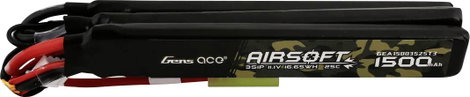 Gens ace Akkucsomag, LiPo 11.1 V 1500 mAh Cellaszám: 3 25 C Tömb mini Tamiya
