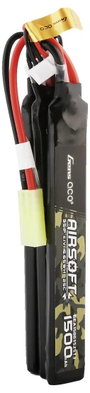 Gens ace Akkucsomag, LiPo 11.1 V 1500 mAh Cellaszám: 3 25 C Tömb mini Tamiya 4. bélyegkép