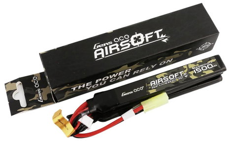 Gens ace Akkucsomag, LiPo 11.1 V 1500 mAh Cellaszám: 3 25 C Tömb mini Tamiya 5. kép