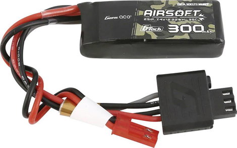 Gens ace Akkucsomag, LiPo 7.4 V 300 mAh Cellaszám: 2 35 C Tömb JST-SYP