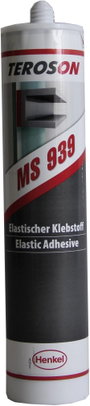 Teroson MS 939 BK CR Ragasztó- és tömítő massza Gyártói szín Fekete 2436358 290 ml bélyegkép