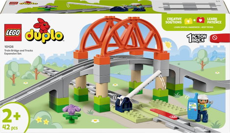 LEGO® DUPLO® 10426 Vasúti híd és sínek bővítő készlet