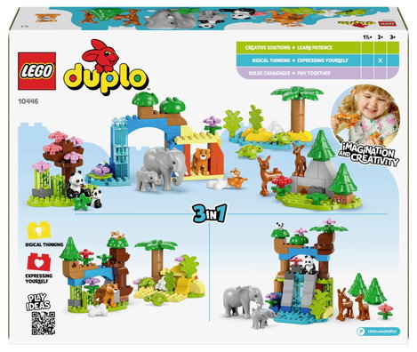 LEGO® DUPLO® 10446 Vadon élő családok 3 az 1-ben szett 3. kép