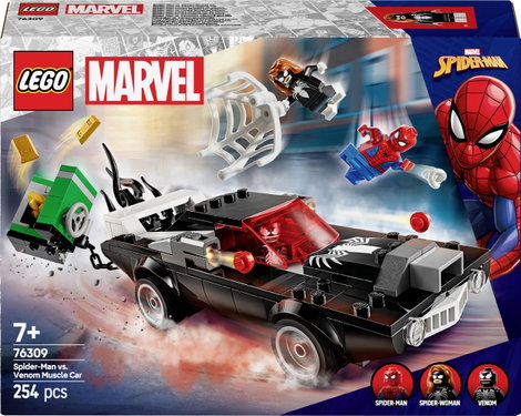 LEGO® MARVEL SUPER HEROES 76309 Spider-Man vs Venom izomautó