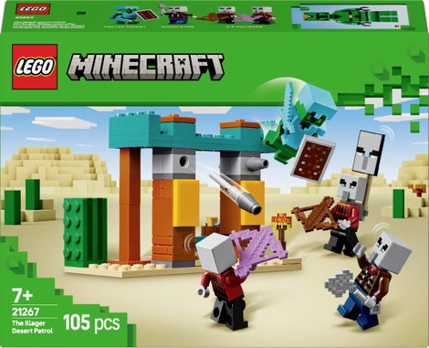 LEGO® MINECRAFT 21267 Az Illager sivatagi őrjárat