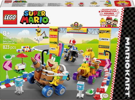 72036 LEGO® Super Mario™ Mario Kart™ – Baby Peach & Grand Prix készlet