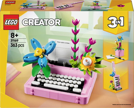 LEGO® CREATOR 31169 Írógép virágokkal