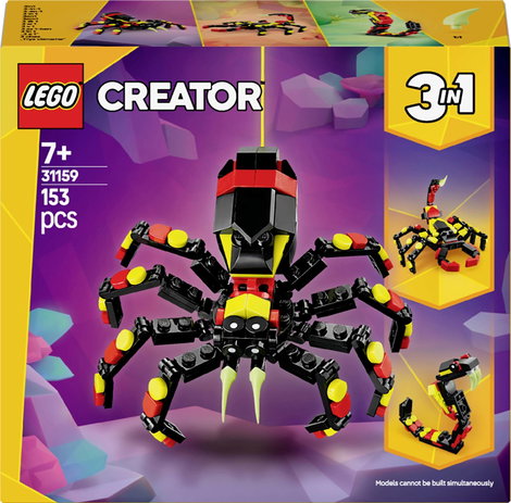 LEGO® CREATOR 31159 Vadon élő állatok: Meglepetés pók