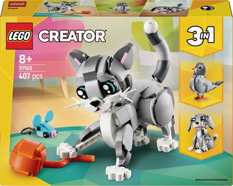 LEGO® CREATOR 31163 Szürke macska