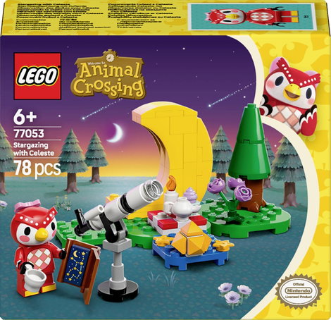 77053 LEGO® Animal Crossing Csillagnézés Eufémiával