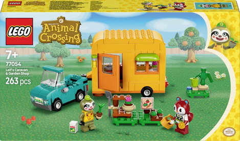 77054 LEGO® Animal Crossing Gerd lakókocsija és kertészkedés